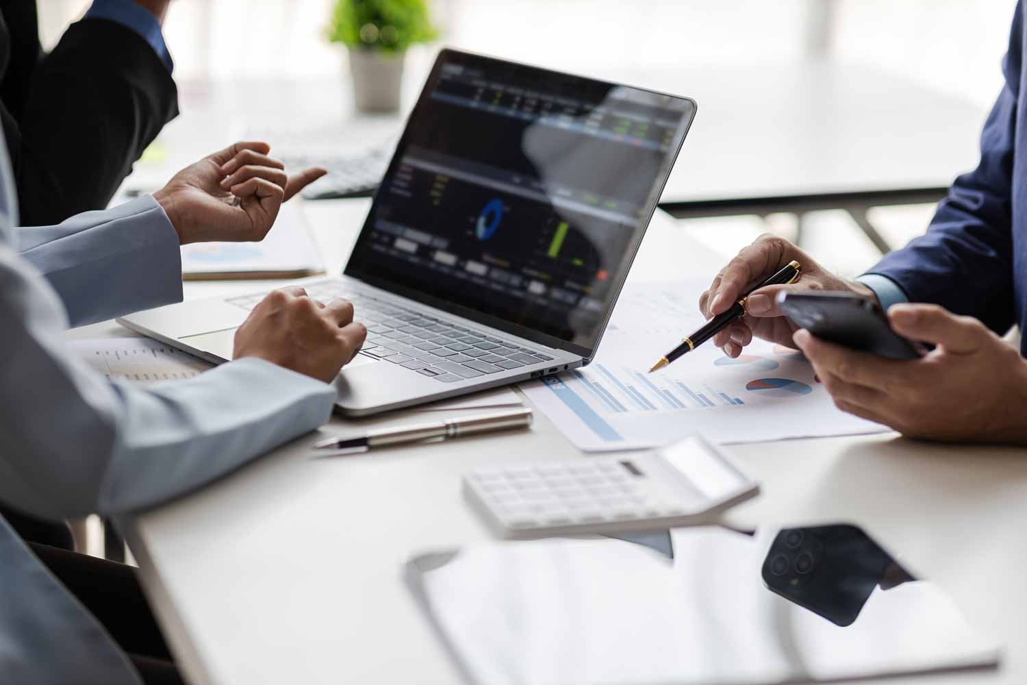 financial business meeting