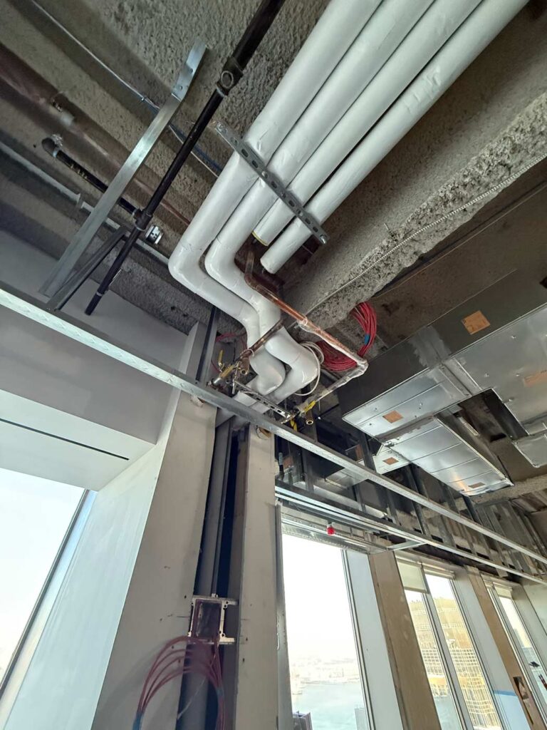 DRW commercial HVAC installation project in New York | Henick-Lane